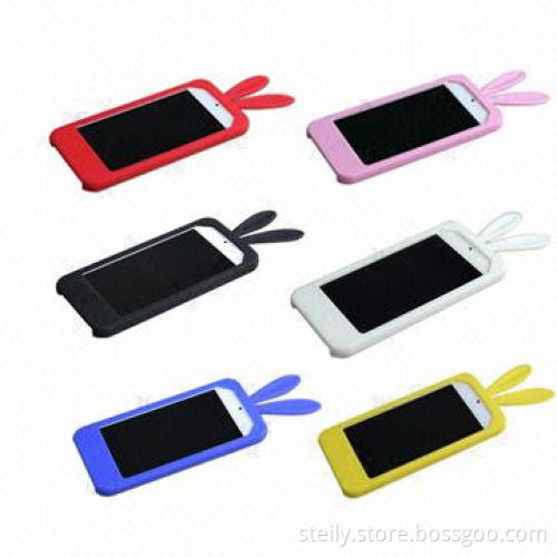 Lovely Rabbit Design Silicone Cover for iPod Touch 5